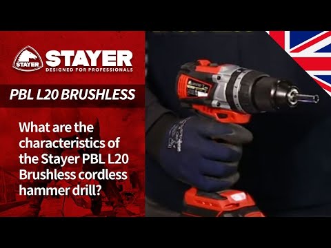 What are the characteristics of the Stayer PBL L20 Brushless cordless hammer drill?