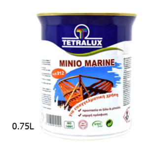 Tetralux Αντιδιαβρωτικό Υπόστρωμα για Μεταλλικές Επιφάνειες Μίνιο Marine 0,75lt taergaleiamou.gr