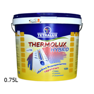 Θερμομονωτικό Υβριδικό Χρώμα Ταρατσών Thermolux Tetralux
