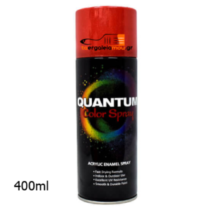Spray Metallic Red Quantum 400ml Elastotet- taergaleiamou.gr