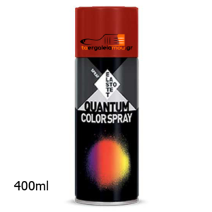 Spray Ral 3020 quantum ακρυλικό χρώμα 400ml Elastotet- taergaleiamou.gr