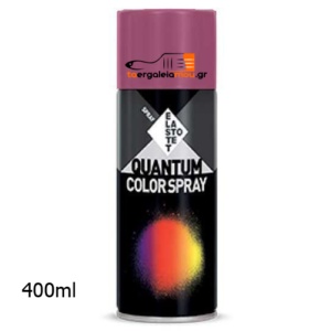 Spray Ral 4003 quantum ακρυλικό χρώμα 400ml Elastotet- taergaleiamou.gr
