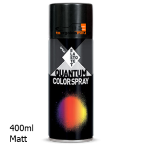 Spray Ral 9005 black mat quantum ακρυλικό χρώμα 400ml Elastotet-taergaleiamou.gr