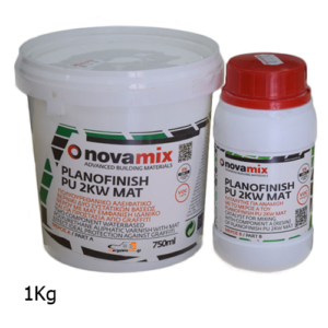 Novamix Βερνίκι νερού mat Πατητής Α+Β Planofinish pu 2kw 1kg