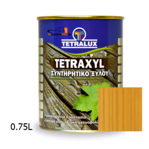 Tetralux Συντηρητικό Ξύλου Tetraxyl Διαλύτου 273 Δρυς Ανοιχτό 0,75lt taergaleiamou.gr