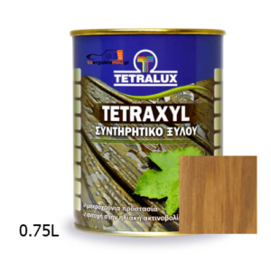 Tetralux Συντηρητικό Ξύλου Tetraxyl Διαλύτου 283 Δρυς Σκούρο 0,75lt taergaleiamou.gr