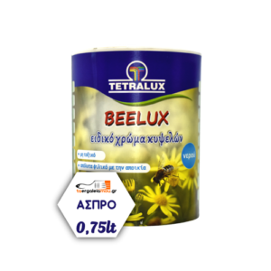 Tetralux χρώμα κυψελών οικολογικό λευκό Beelux 0,75lt
